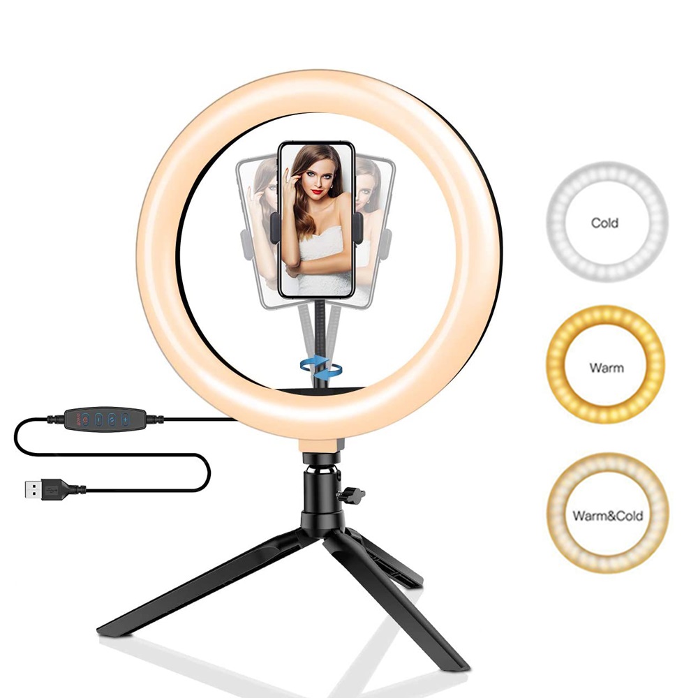 26cm 10 inch Led Ring Selfie L - Photography Lightning 评论和价格
