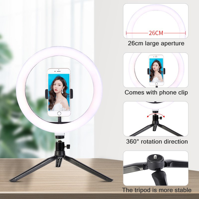 26cm 10 inch Led Ring Selfie L - Photography Lightning 评论和价格