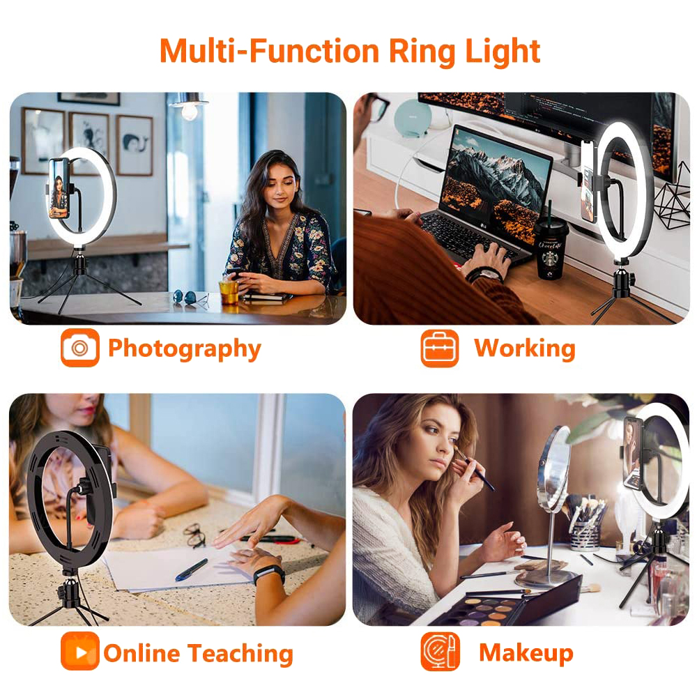26cm 10 inch Led Ring Selfie L - Photography Lightning 评论和价格