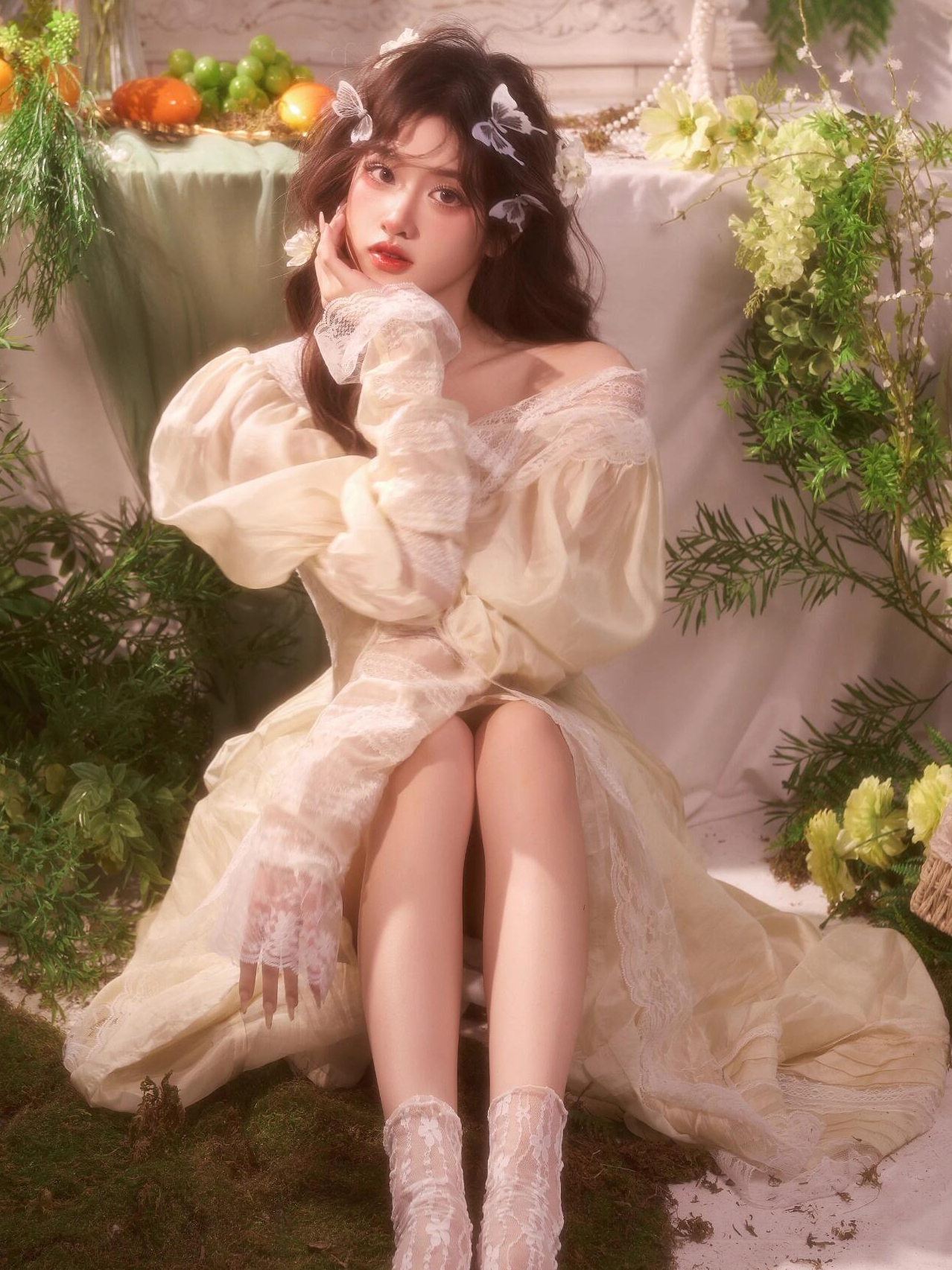 Light Wedding Dress Vintage Oi - Vintage Photography Lighting 评论和价格