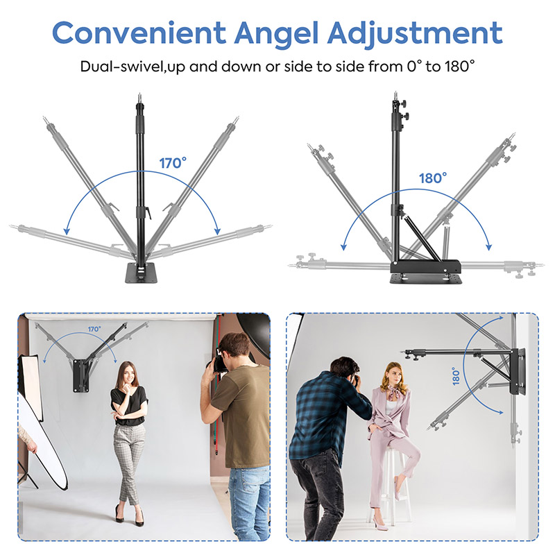 Photography Wall Mount Boom Ar - Photography Lighting Triangle 评论和价格