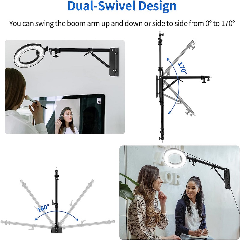 Selens 130cm Wall Mount Boom A - Photography Lighting Triangle 评论和价格