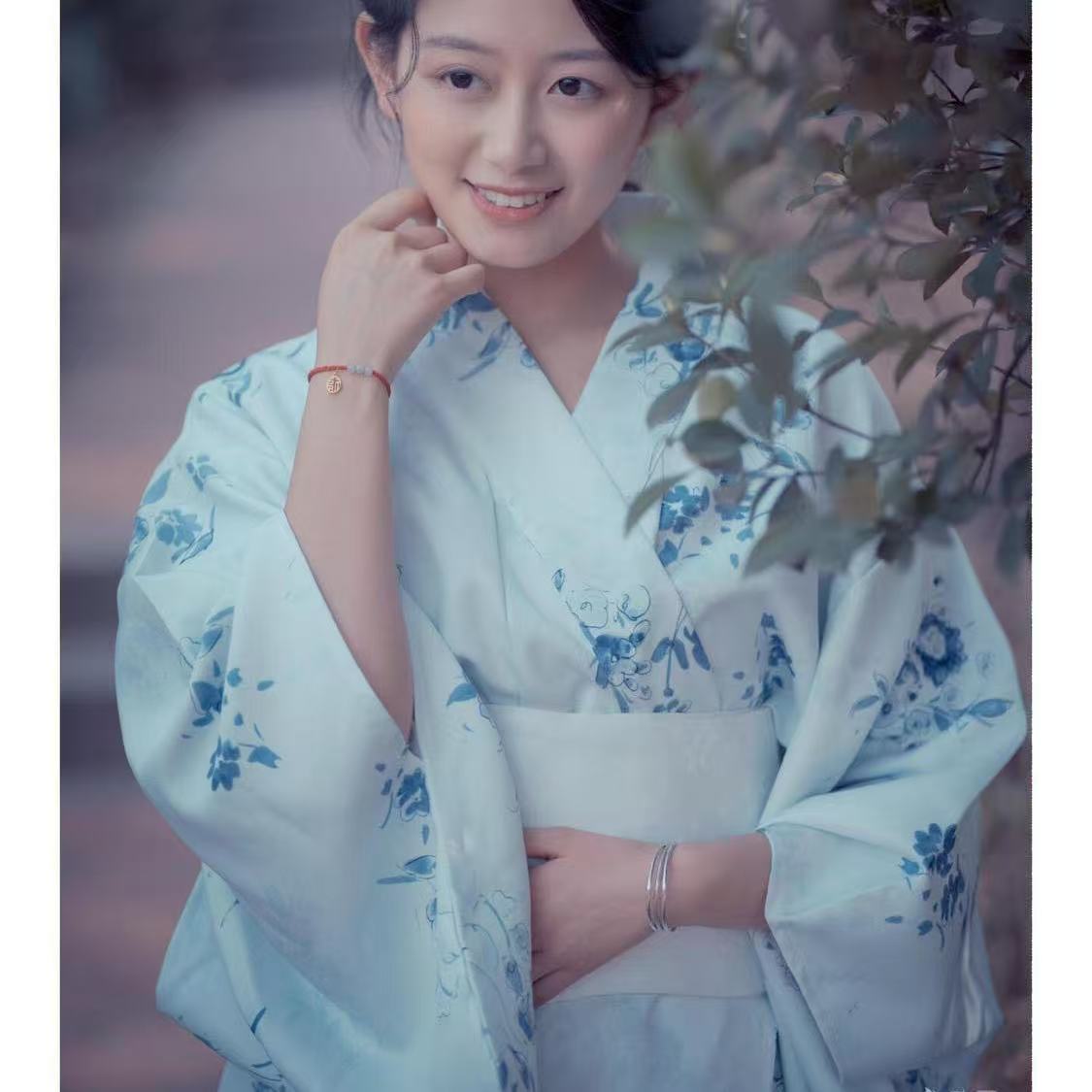Light Blue Kimono Women's Trad - Photography Lighting For Clothing 评论和价格