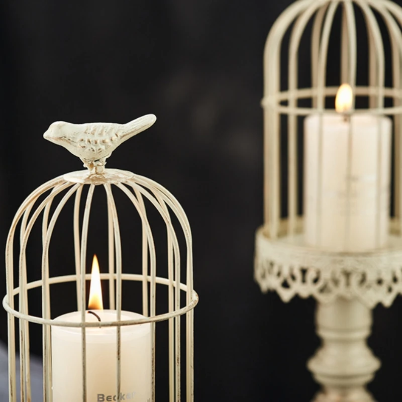 Vintage Birdcage Candle Holder - Vintage Photography Lighting 评论和价格