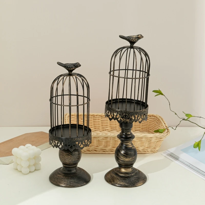 Vintage Birdcage Candle Holder - Vintage Photography Lighting 评论和价格