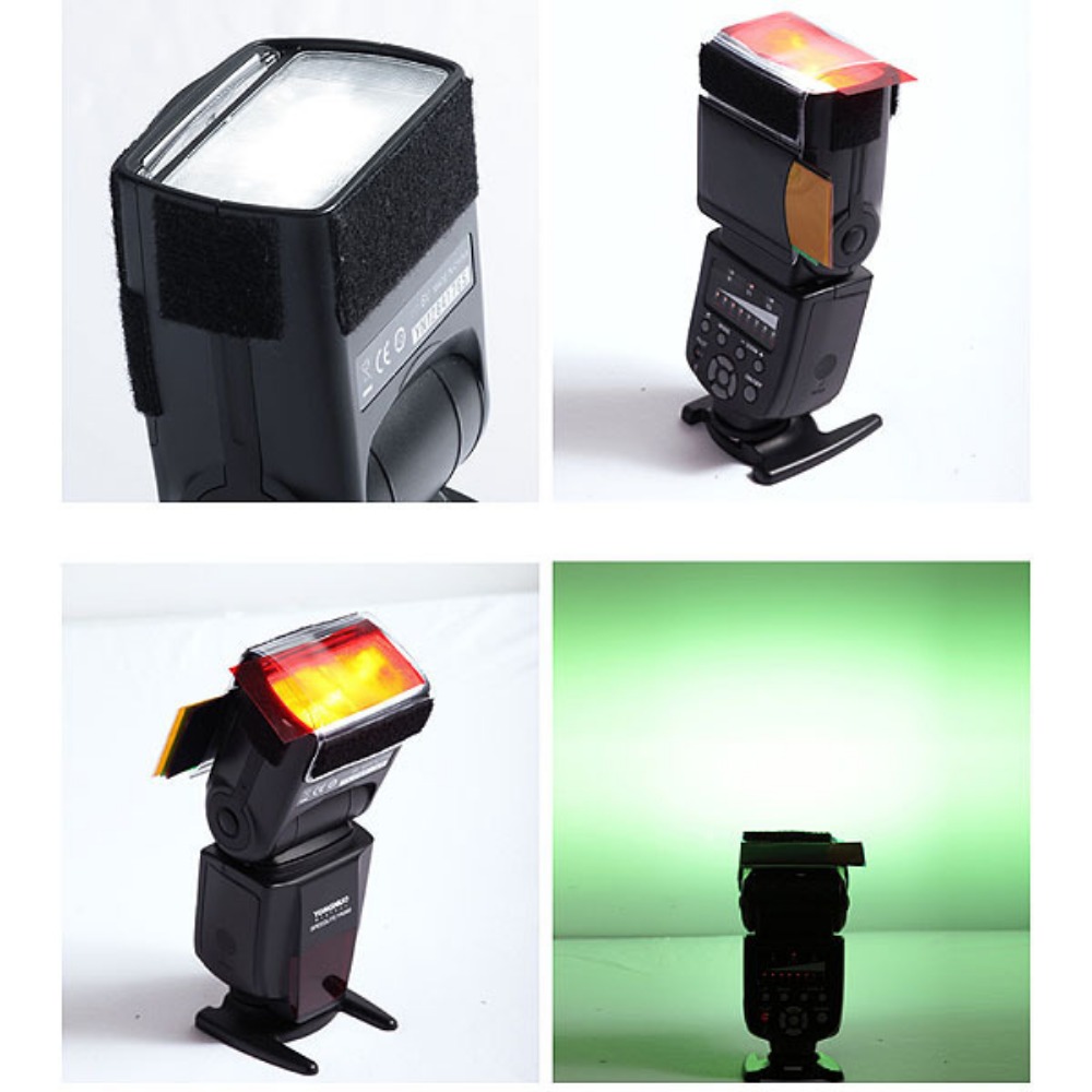 12 Colors Camera Flash Gels Li - Photography Lighting Gel 评论和价格