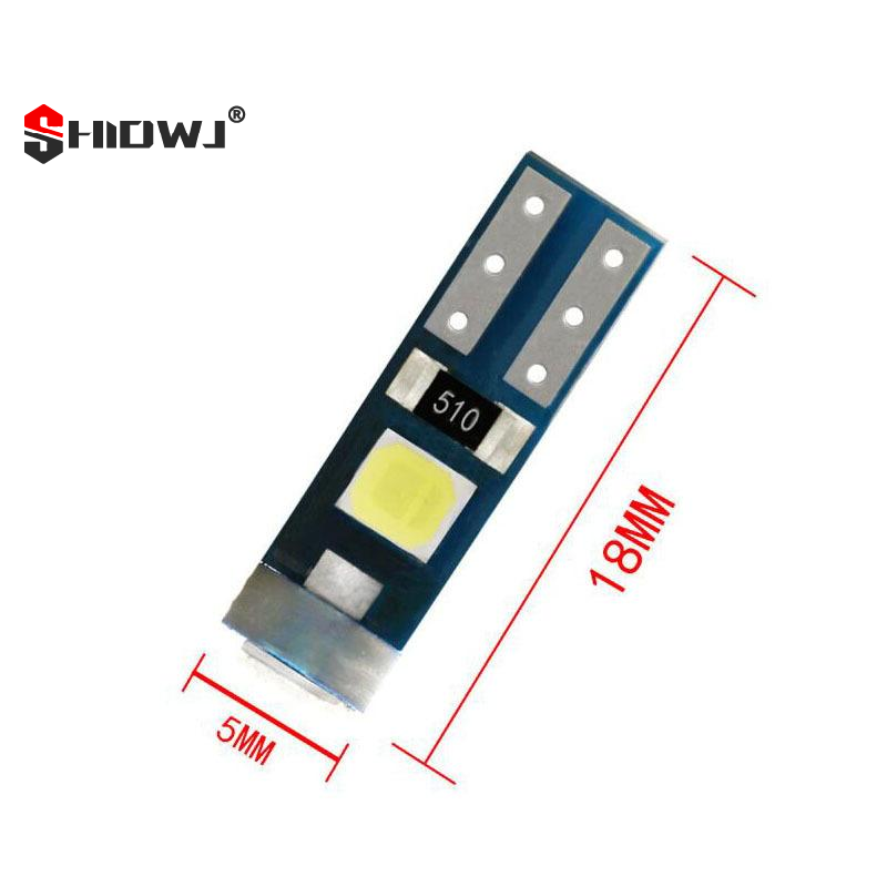 10Pcs T5 Led Bulb Canbus W3W 7 - Interior Photography Lighting 评论和价格