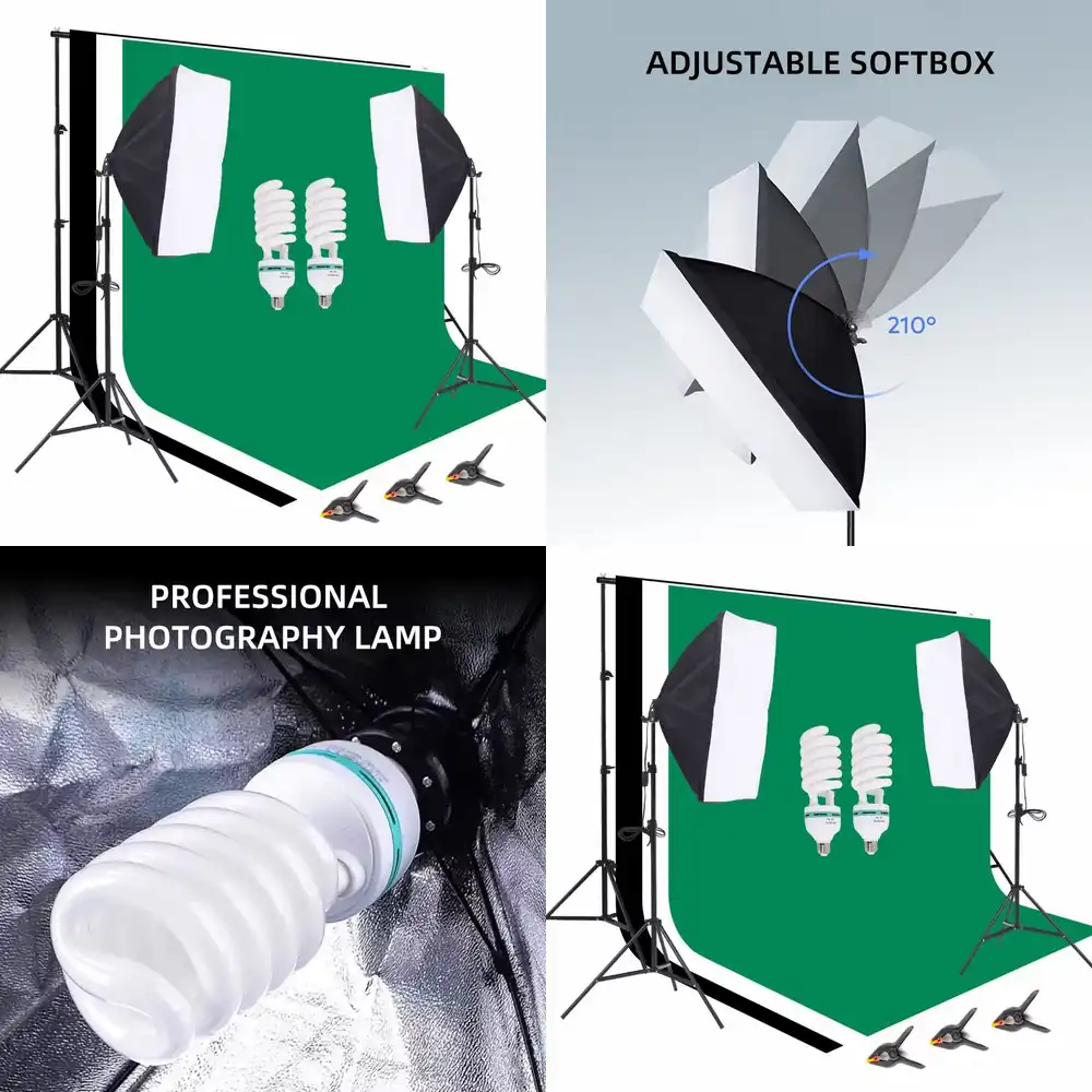 1 Photo Studio Equipment 2.6*3 - Photography Lighting And Backdrop Kits 评论和价格