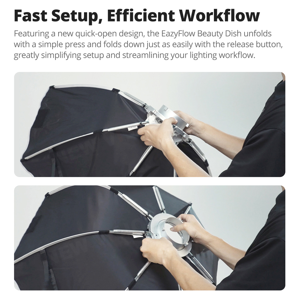 New Godox EazyFlow Beauty Dish - Photography Lighting Mount 评论和价格