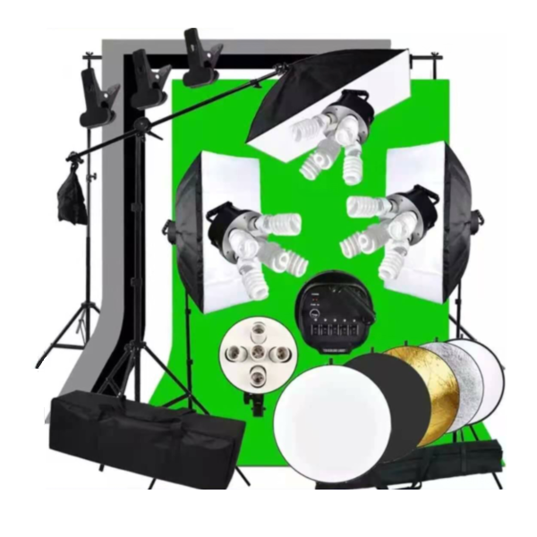 Gold Seller Full Set Photograp - Photography Lighting And Backdrop Kits 评论和价格