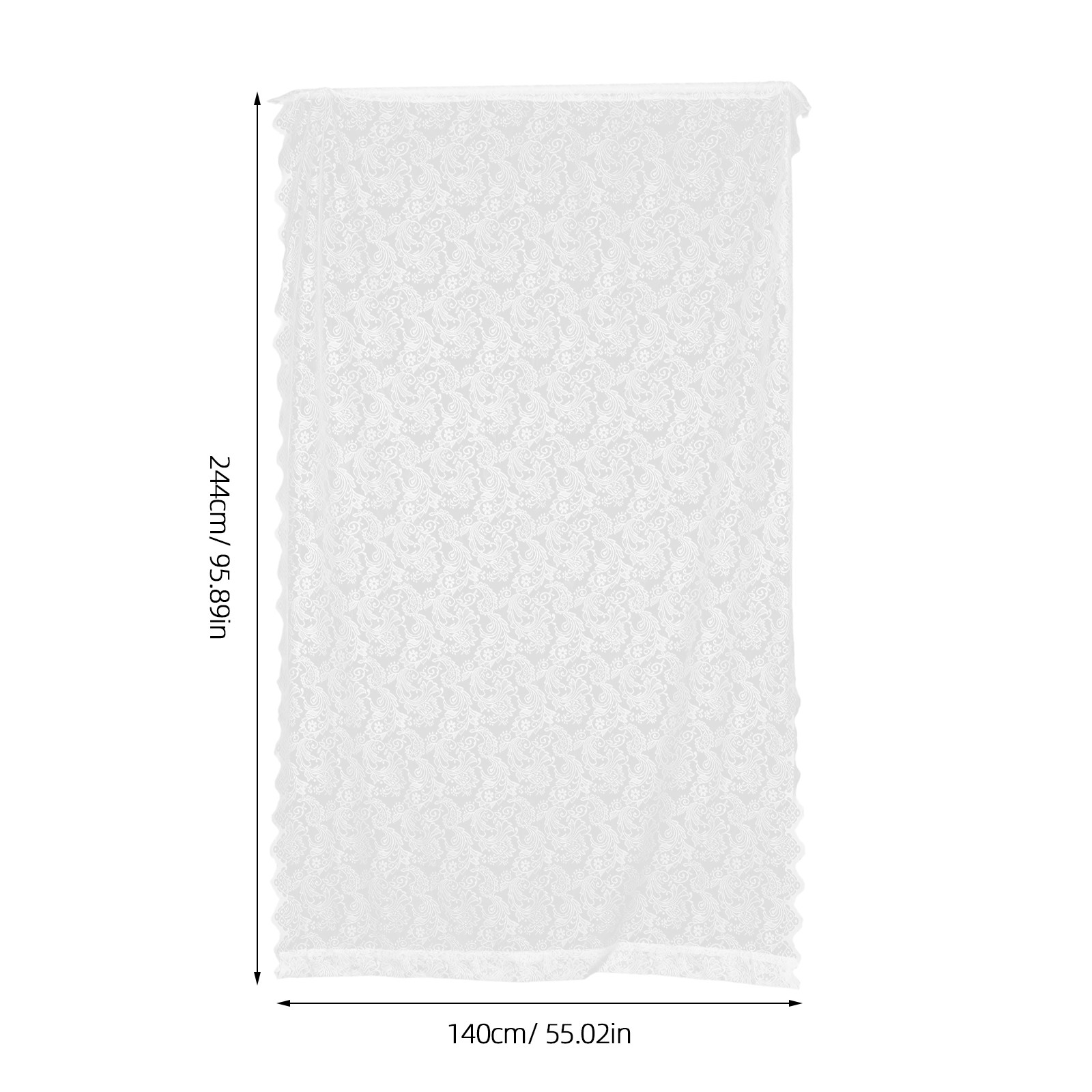 Vintage Lace Curtain Sheer Emb - Photography Lighting And Backdrop 评论和价格