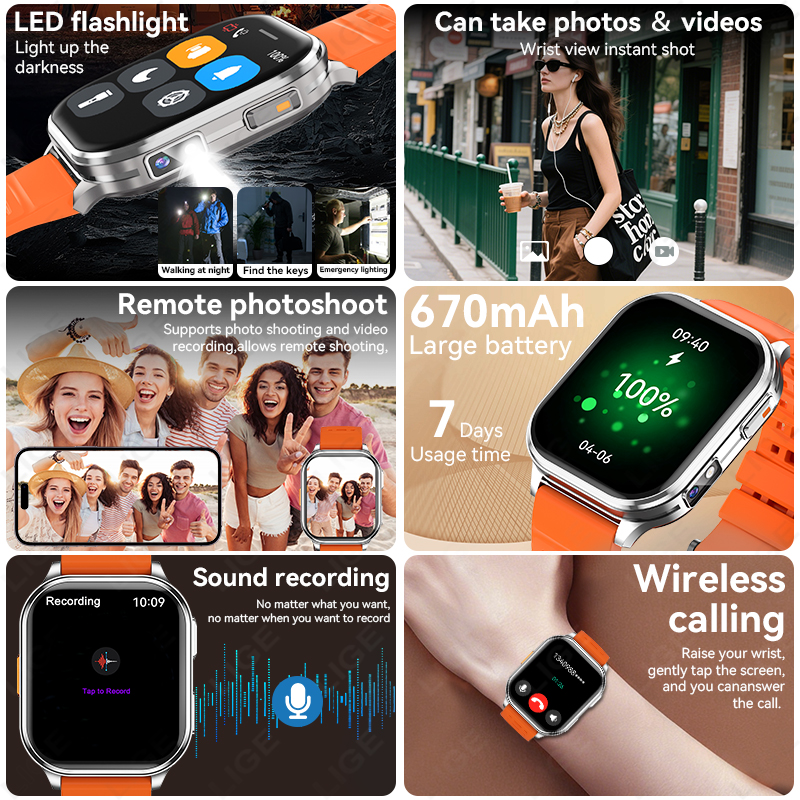 LIGE 2026 Camera Smart Watch M - Photography Lighting Gel 评论和价格
