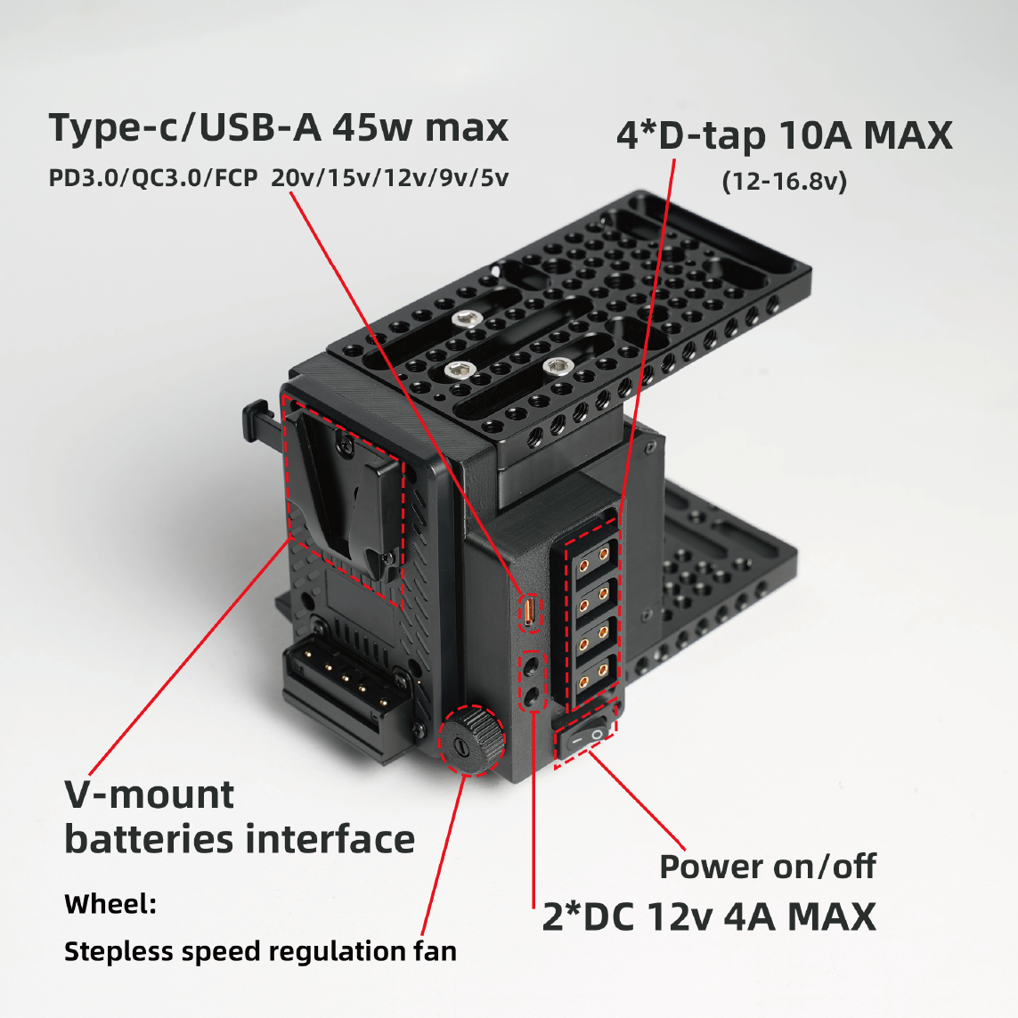 FANGTUO M5VPRO For Canon Nikon - V Mount Battery 评论和价格