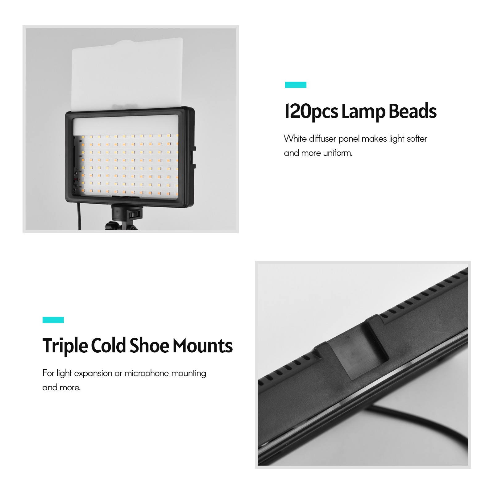 Andoer 2pcs LED Video Light Ki - Photography Lighting Uk 评论和价格