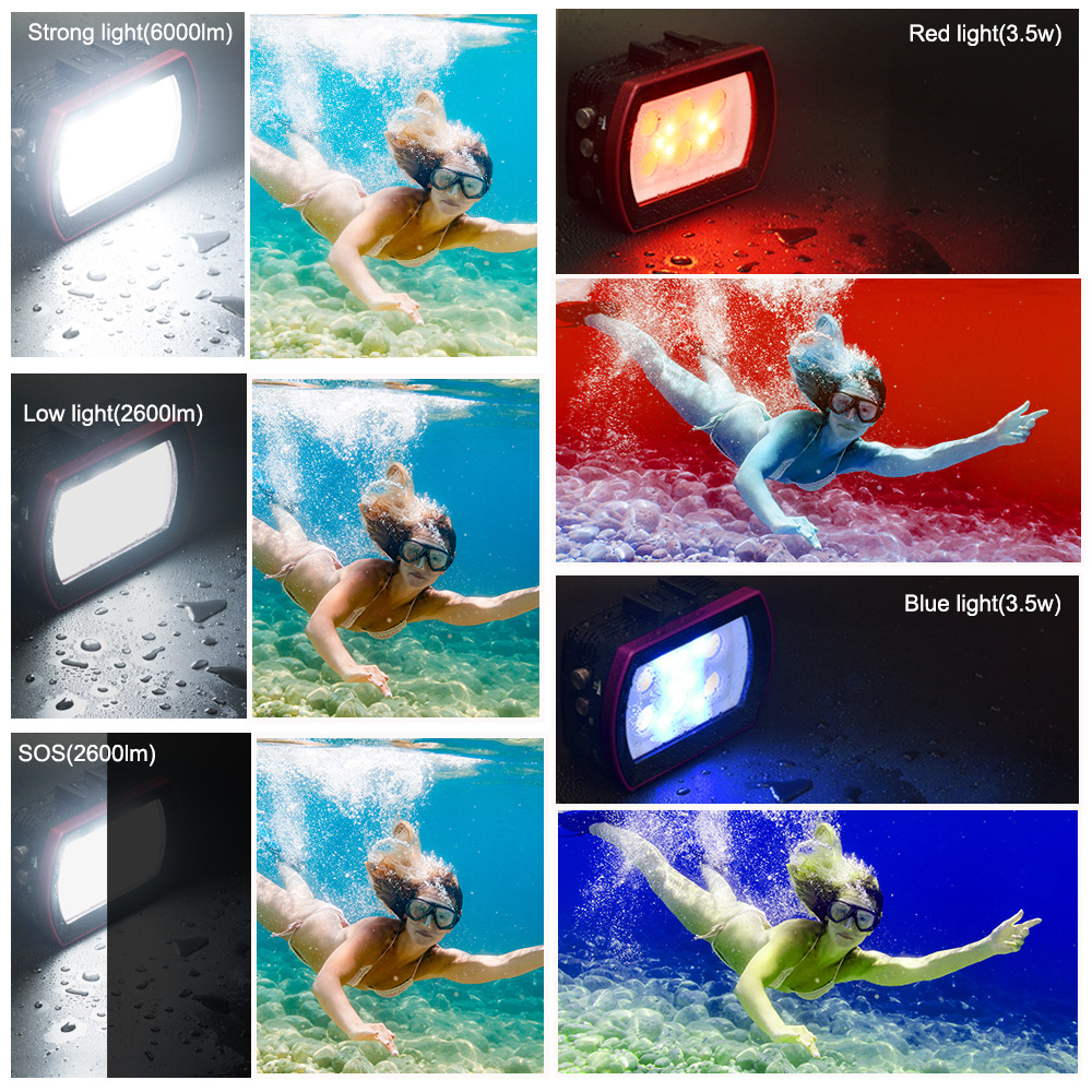 Seafrogs Aluminum LED Diving L - Photography Lighting Brands 评论和价格