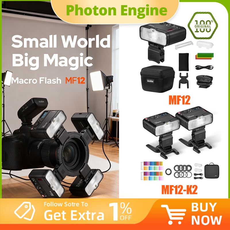 Godox MF12-K2 Macro Flash 2 Li - Photography Lighting Kit Godox 评论和价格