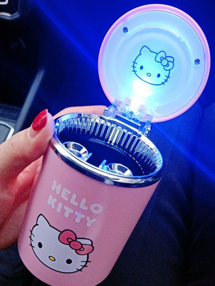 Sanrio Hello Kitty Car Ashtray - Interior Photography Lighting 评论和价格