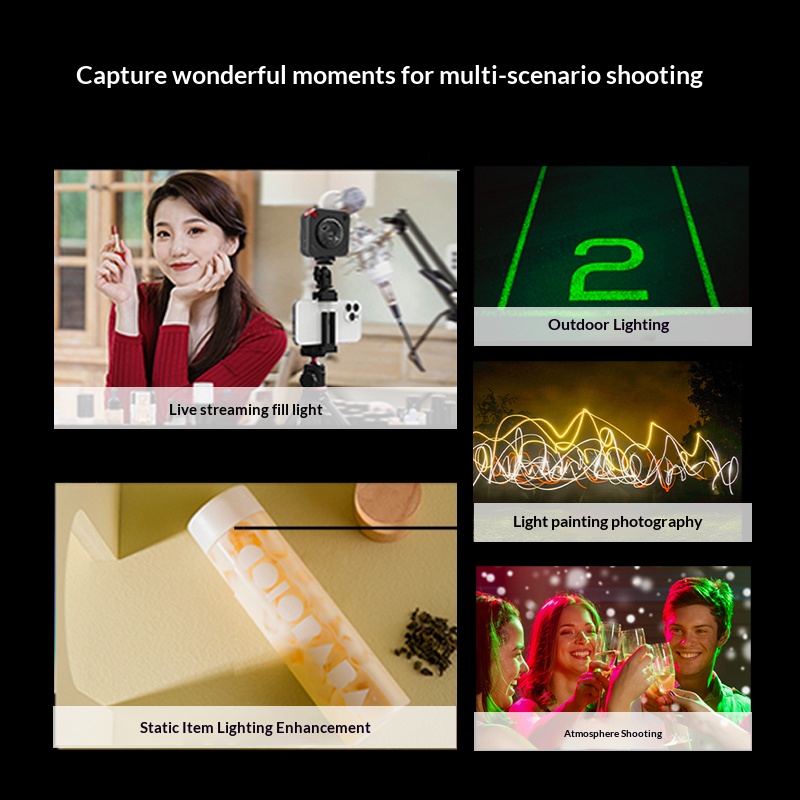 Portable Rechargeable LED Smar - Photography Lighting Brands 评论和价格