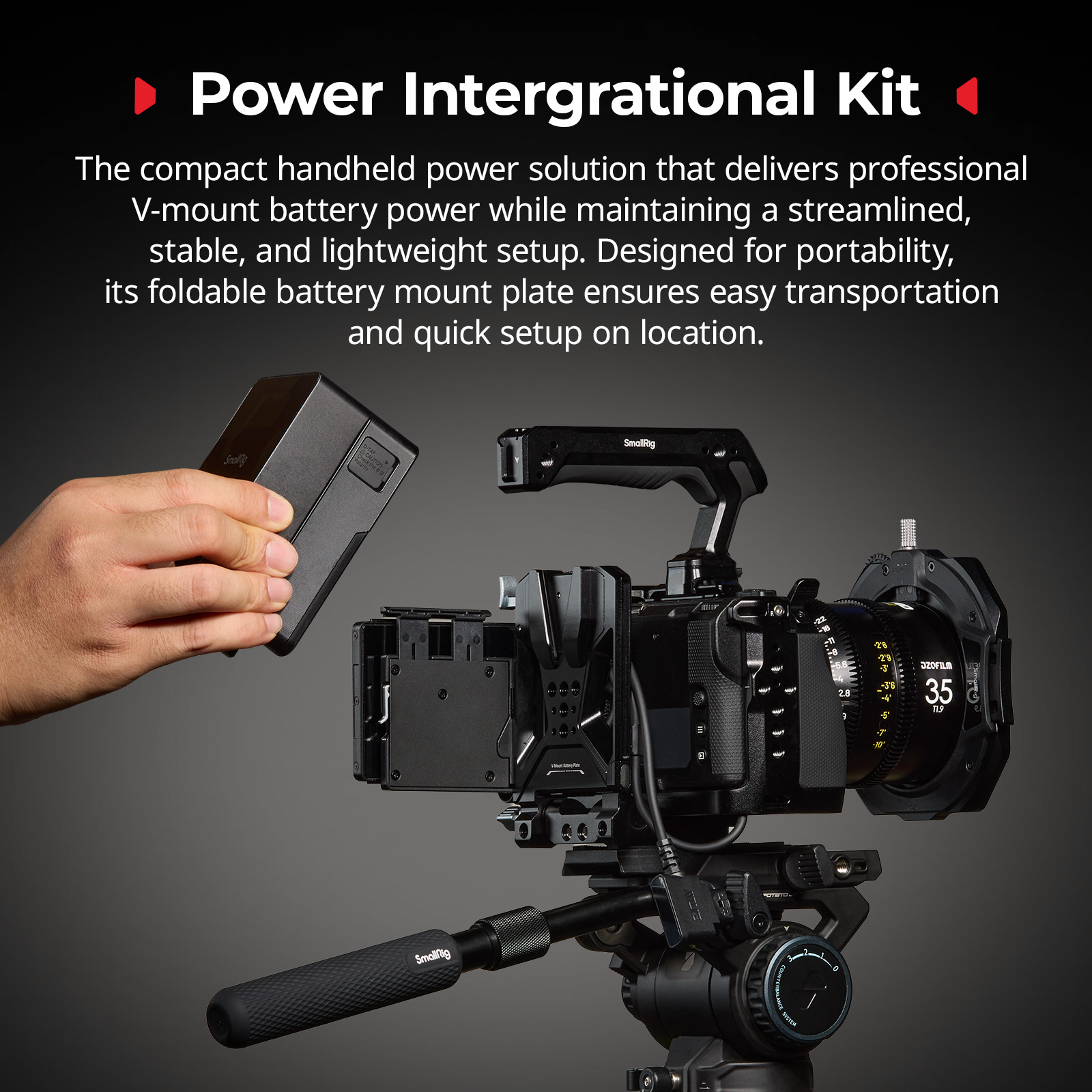 SmallRig ZR Camera Cage Kit 61 - V Mount Battery 评论和价格